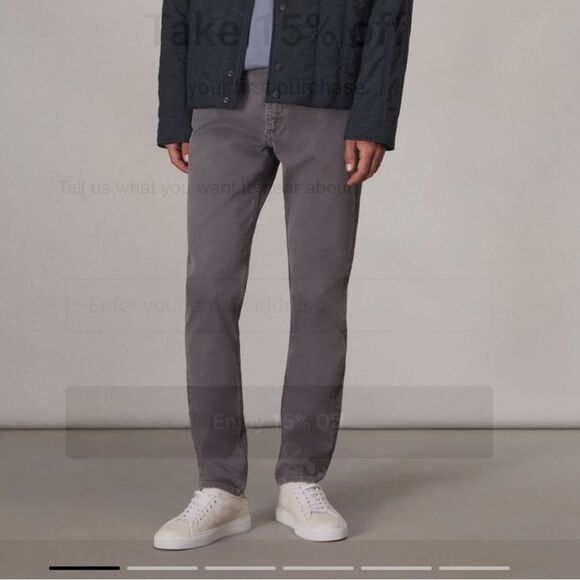 RAG & BONE Fit 2 Slim Fit Jean, Dark Grey, 30x32 - Picture 2 of 7